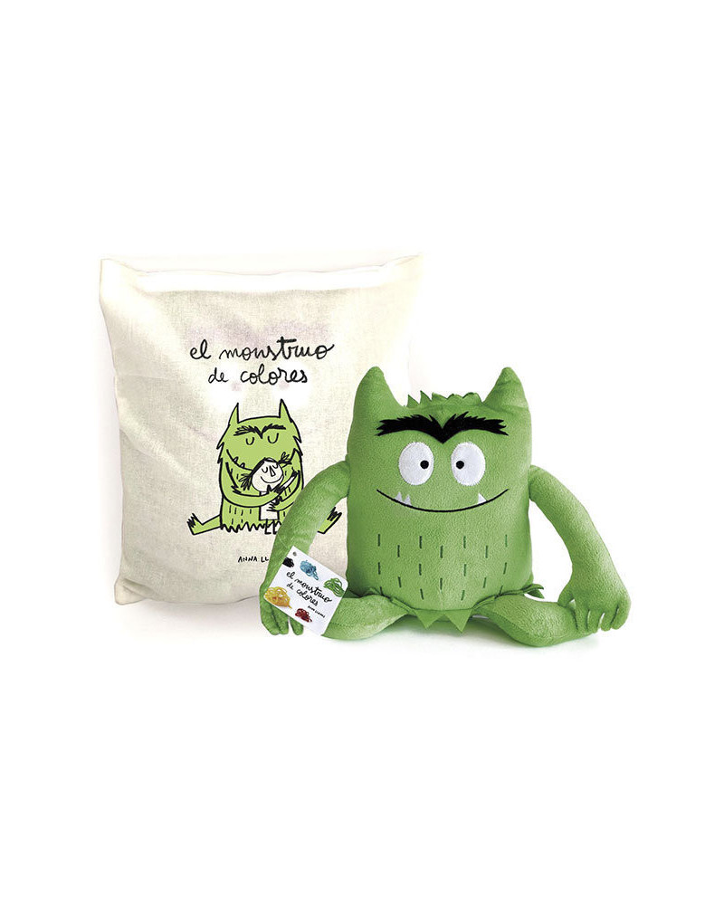 Peluche Monstruo de color Verde Calma 35cm