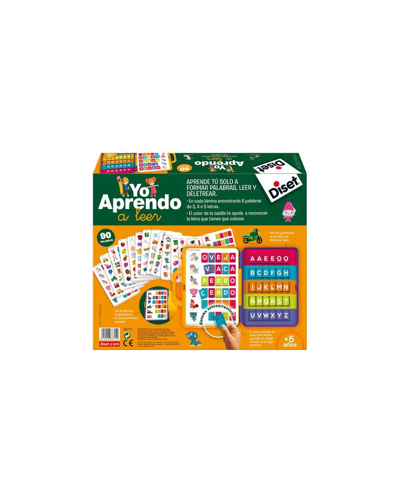 Diset Yo Aprendo Inglés – Juego Educativo Con 15 Láminas Y 90 Palabras Para Niños Desde 5 Años
