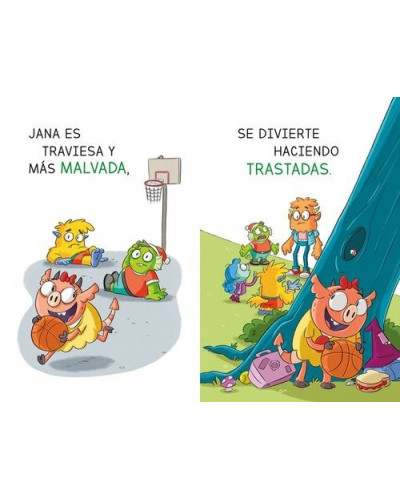 Aprende a leer en la Escuela de Monstruos 3 - Las iguales son especiales