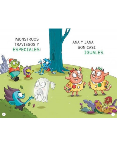 Aprende a leer en la Escuela de Monstruos 3 - Las iguales son especiales