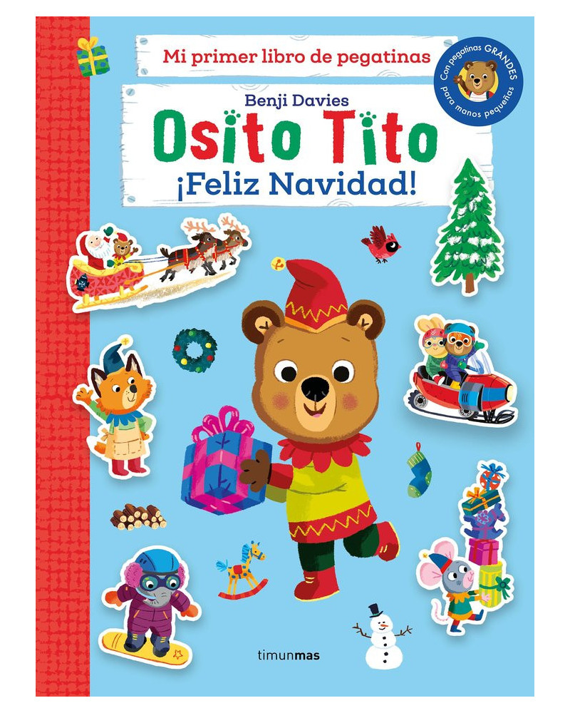 Osito Tito Mi primer libro de pegatinas. ¡Feliz Navidad!