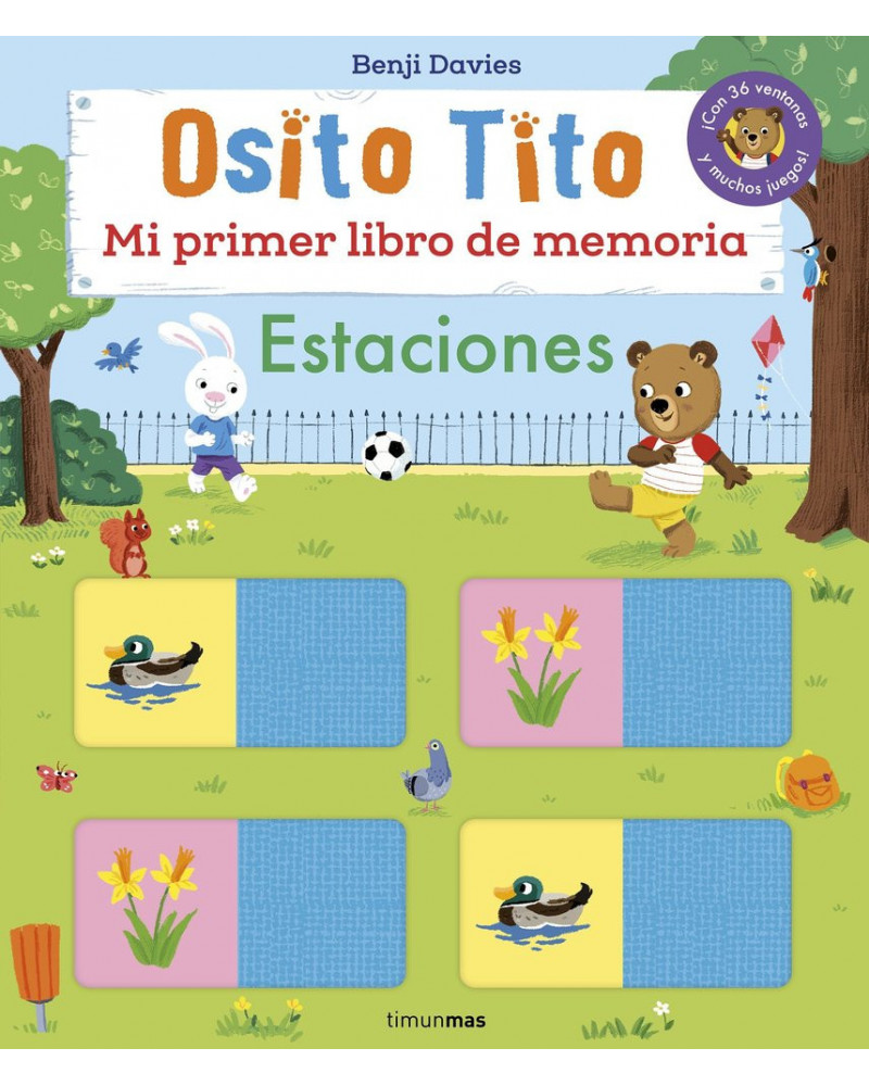 Osito Tito Mi primer libro de Memoria. Estaciones