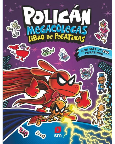 Policán megacolegas libro de pegatinas
