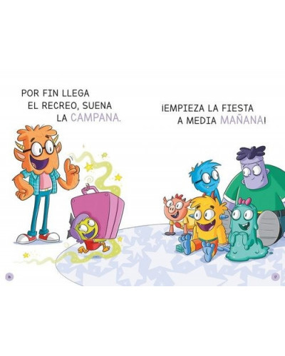 Aprende a leer en la Escuela de Monstruos 5 - Pasteles voladores de colores