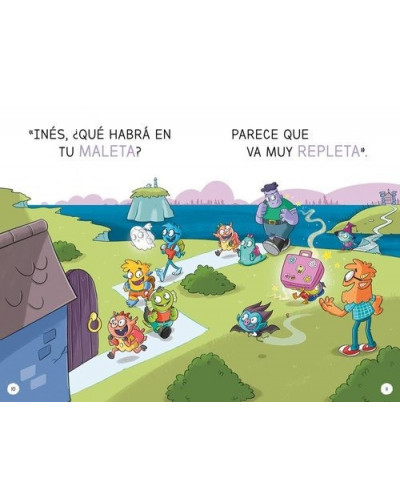 Aprende a leer en la Escuela de Monstruos 5 - Pasteles voladores de colores