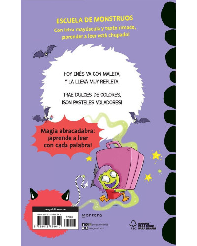 Aprende a leer en la Escuela de Monstruos 5 - Pasteles voladores de colores