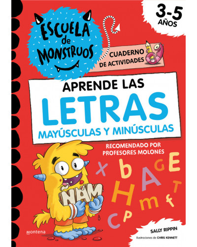 Escuela de monstruos - Aprende las letras mayúsculas y minúsculas