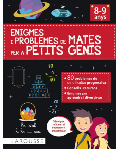 Enigmes i problemes de mates per a petits genis (8-9 Anys)
