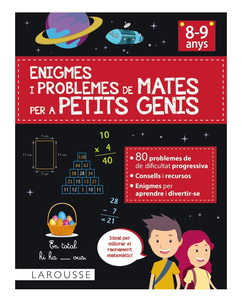 Enigmes i problemes de mates per a petits genis (8-9 Anys)