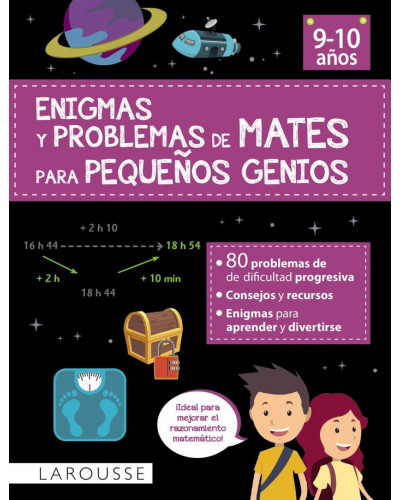 Enigmas y problemas de mates para pequeños genios (9-10 Años)