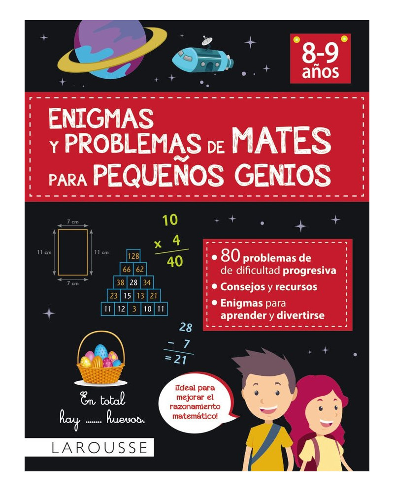 Enigmas y problemas de mates para pequeños genios (8-9 Años)