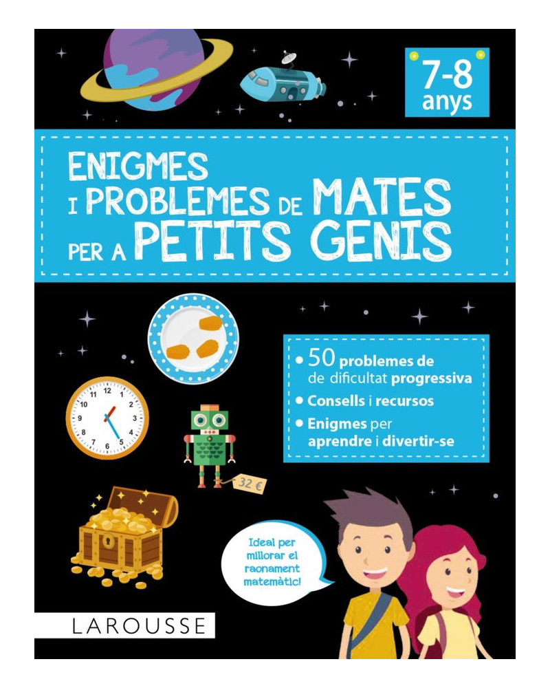 Enigmes i problemes de mates per a petits genis (7-8 Anys)