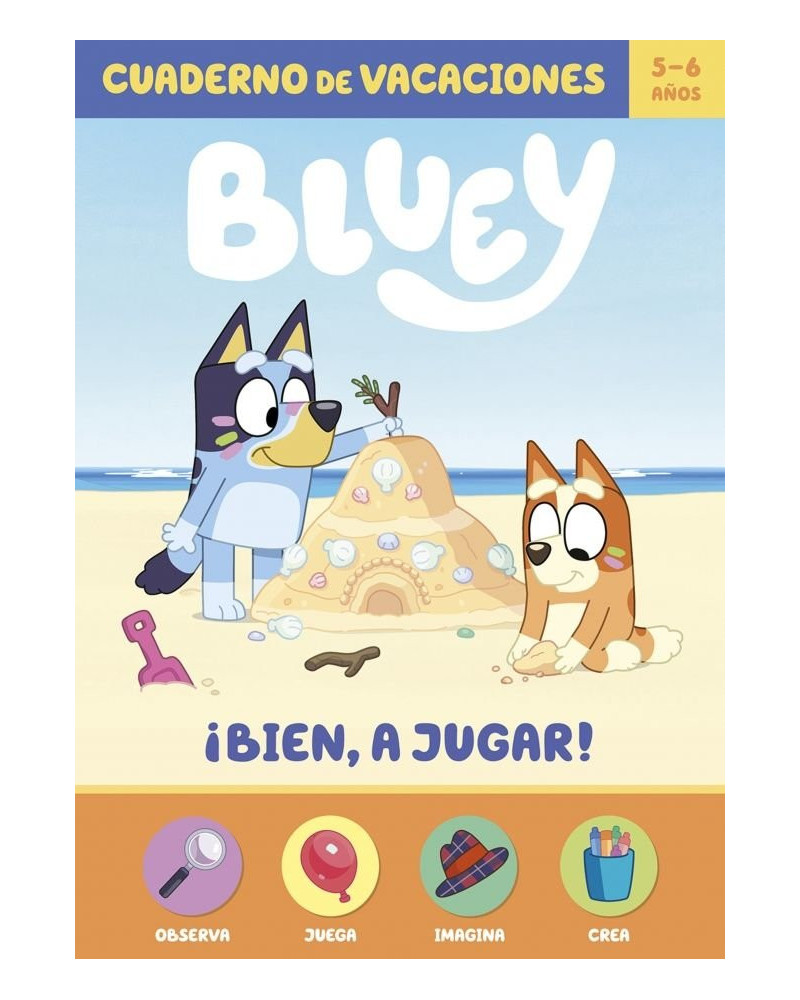 Cuaderno de vacaciones - Bluey 5-6 años