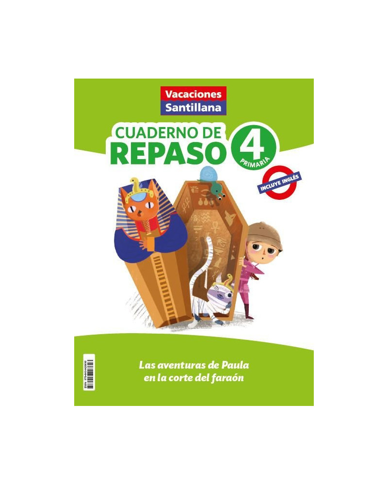 Cuaderno de repaso 4 - Las aventuras de Paula en la corte del faraón