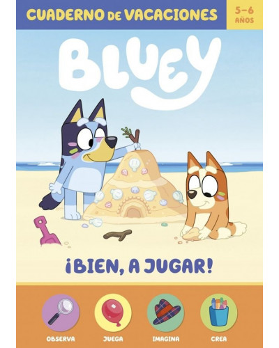 Cuaderno de vacaciones - Bluey 5-6 años
