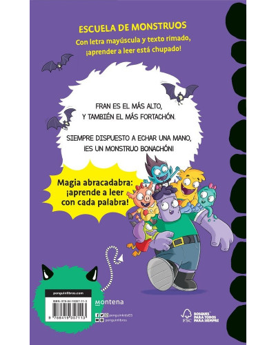 Aprende a leer en la Escuela de Monstruos 9 - Torpón y bonachón