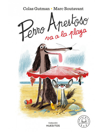Perro apestoso va a la playa