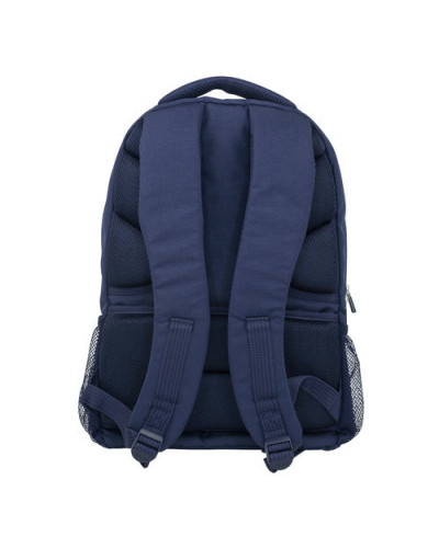 Mochila escolar 4 cremalleras 46x30 serie 1918 azul marino
