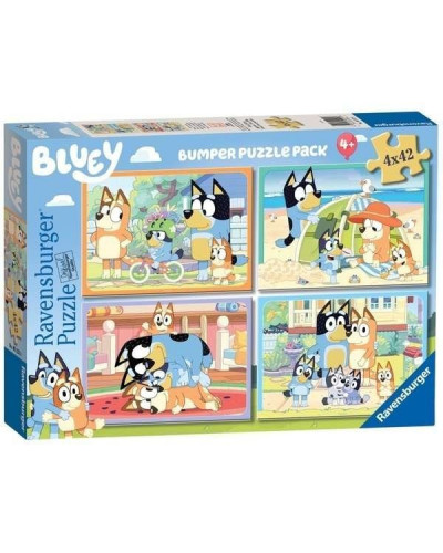 PUZZLE Pack Bluey 4x42pc