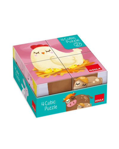 Juego 4 Cubic Puzzle