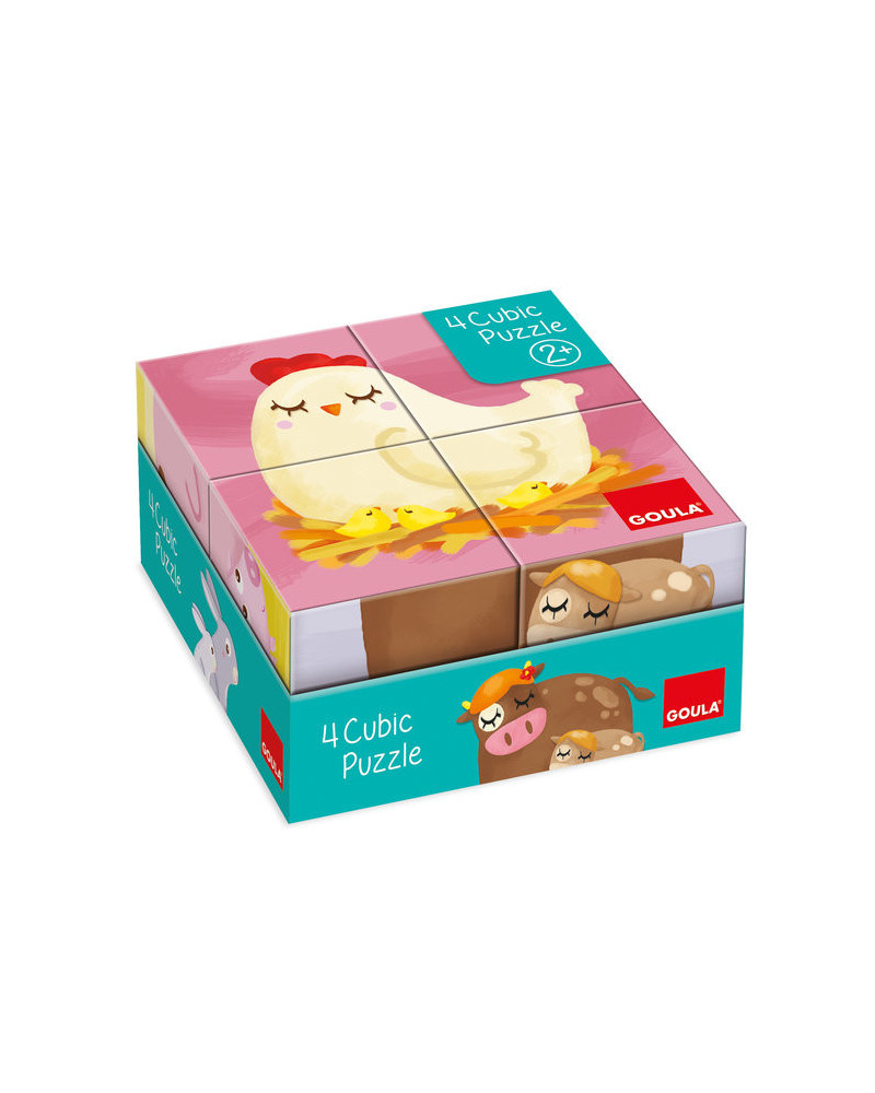 Juego 4 Cubic Puzzle