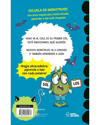 Aprende a leer en la Escuela de Monstruos 11 - Primer día, ¡qué alegría!