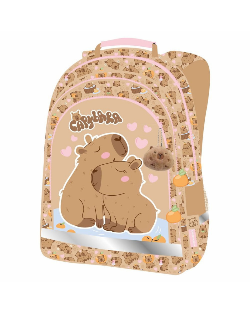 Mochila juvenil Capibara amorosos (38x28)