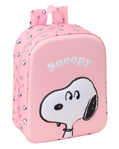 Mochila guarderia 3D 27cm snoopy