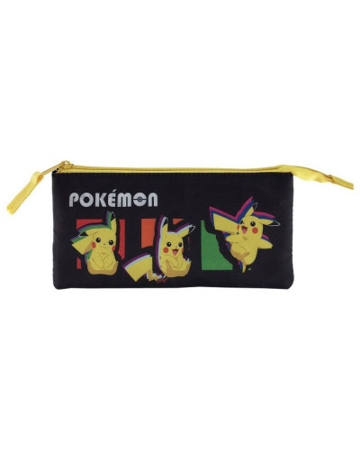 Estuche portatodo triple Pokémon