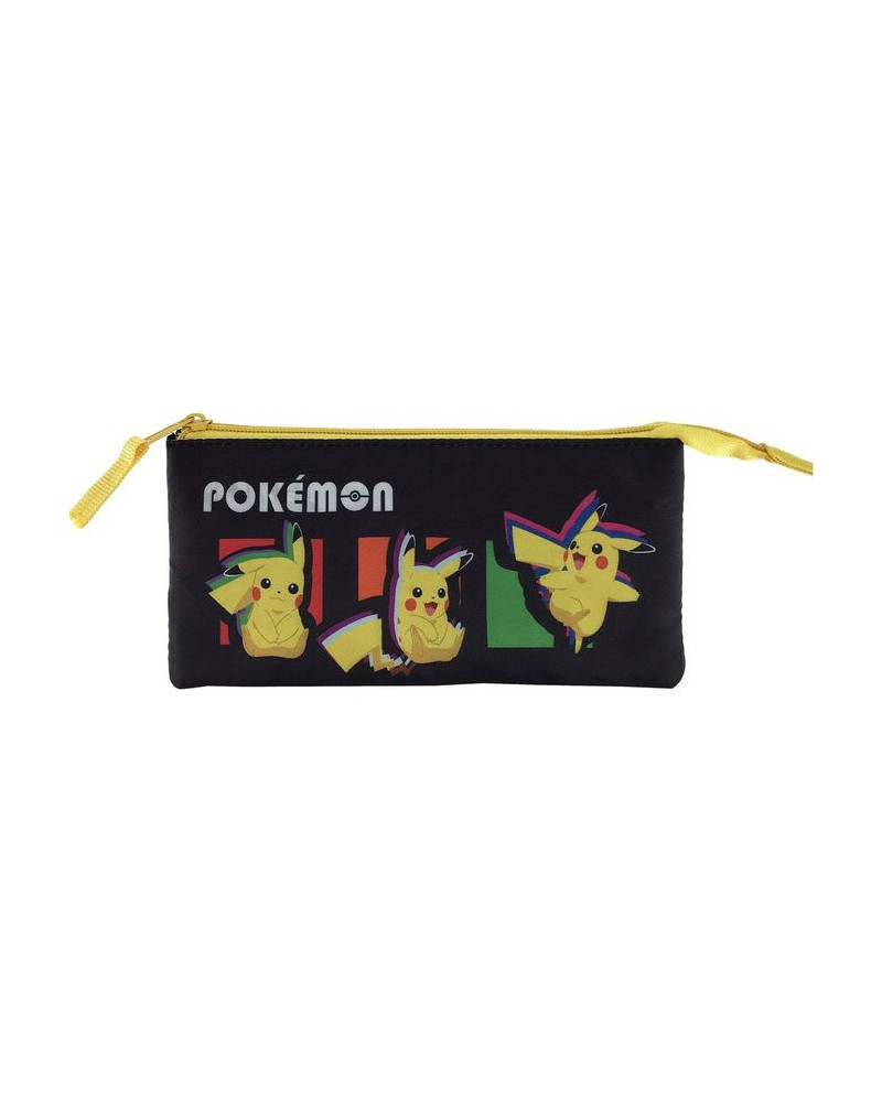 Estuche portatodo triple Pokémon