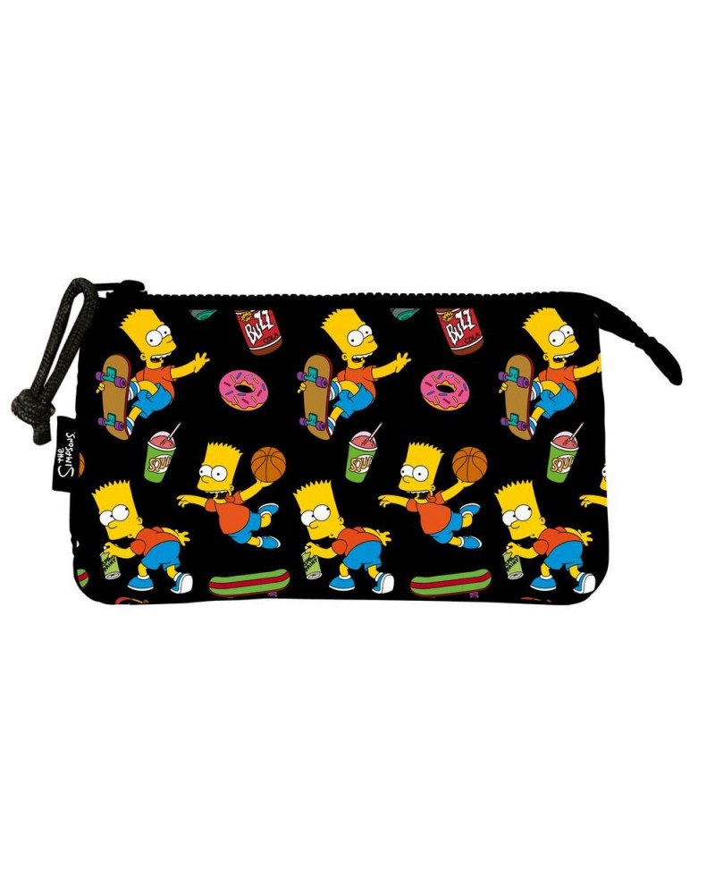 Estuche portatodo triple The Simpsons Bart