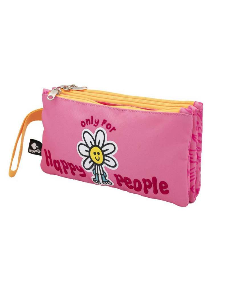 Estuche portatodo triple Happy People