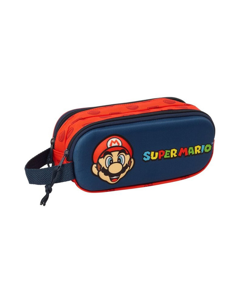 Estuche portatodo doble 3D Super Mario