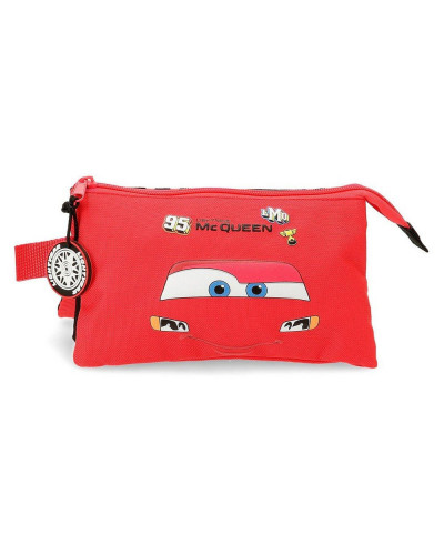 Estuche triple Cars McQueen Red
