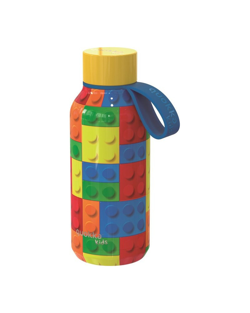 Botella termo de acero inoxidable 330 ml Kids Quokka Bricks