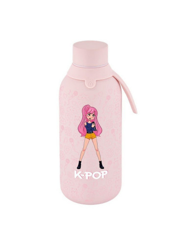 Botella térmica con interior cerámico 500 ml Pink K‑Pop