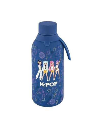 Botella térmica con interior cerámico 500 ml Dark Blue K‑Pop