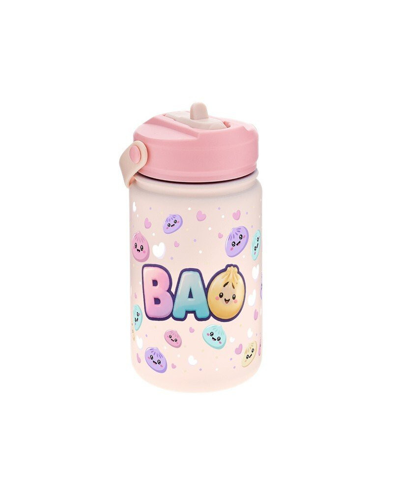 Botella térmica con adaptador infantil Pink Bao