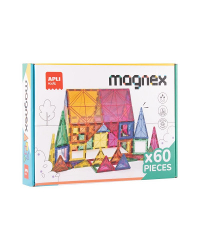 Juego Magnetic Magnex 60 piezas
