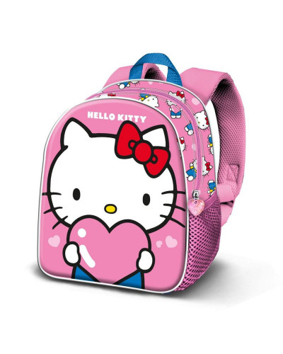 Mochila guardería 3D Elite Hello Kitty Heart