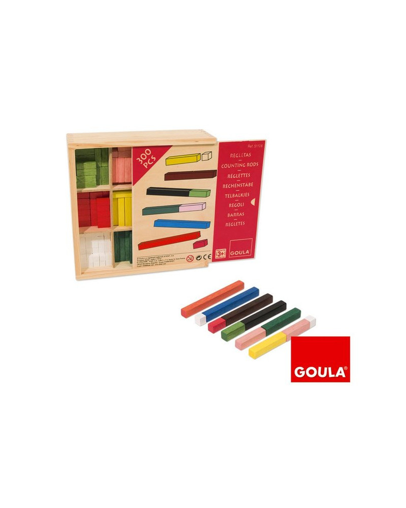 Juego de Regletas 10 x 10 en caja