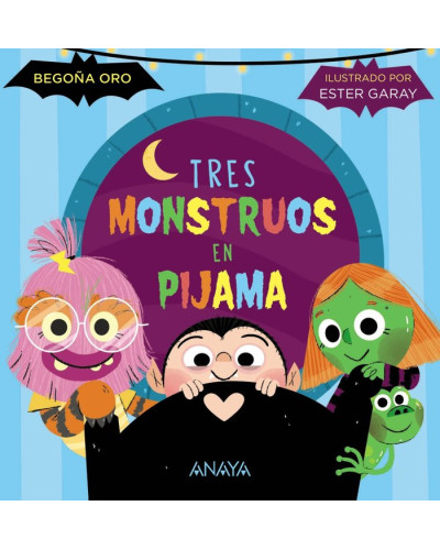 Tres monstruos en pijama