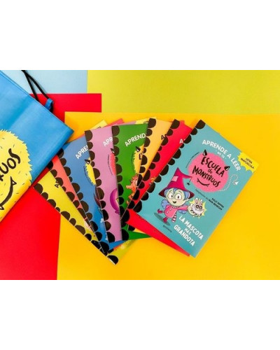Aprende a leer en la Escuela de Monstruos Pack 1-8