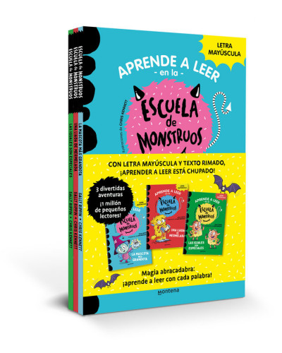 Pack Aprende a leer en la Escuela de Monstruos 1, 2 y 3