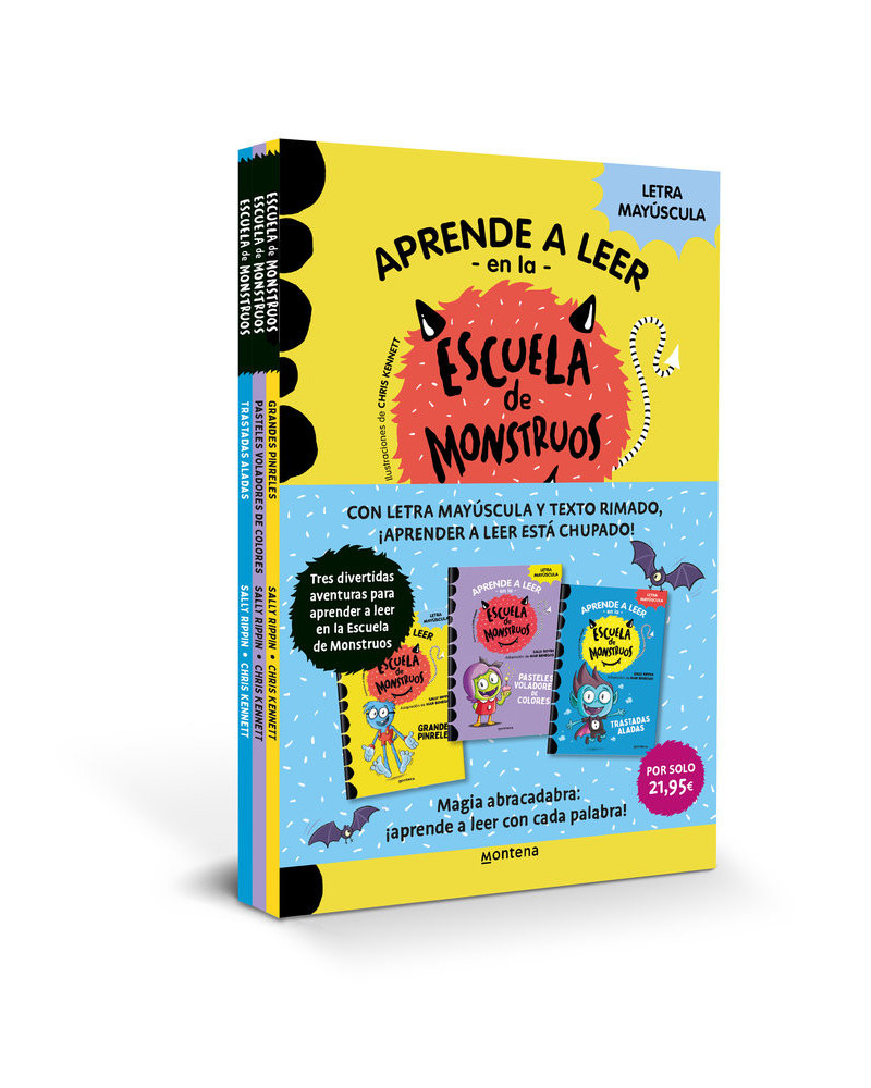 Pack Aprende a leer en la Escuela de Monstruos 4, 5 y 6