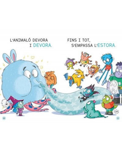 Aprendre a llegir a l'Escola de Monstres 1 - Una mascota trapellota