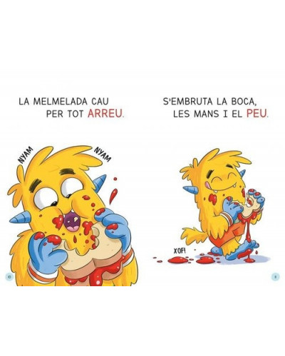Aprendre a llegir a l'Escola de Monstres 2 - Empastifada amb melmelada