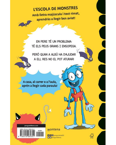 Aprendre a llegir a l'Escola de Monstres 4 - Peus grans com gegants