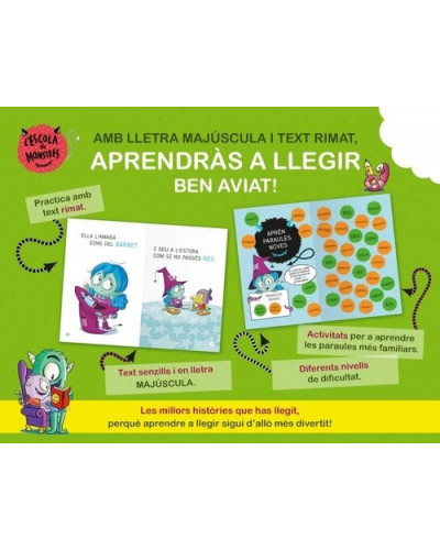 Aprendre a llegir a l'Escola de Monstres 10 - Dona'm gelat o l'hem liat