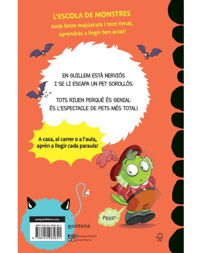 Aprendre a llegir a l'Escola de Monstres 7 - Pets i espetecs